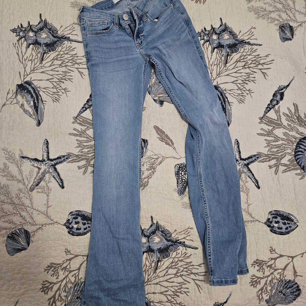 Hollister Light Blue Women's Boot Cut Jeans
